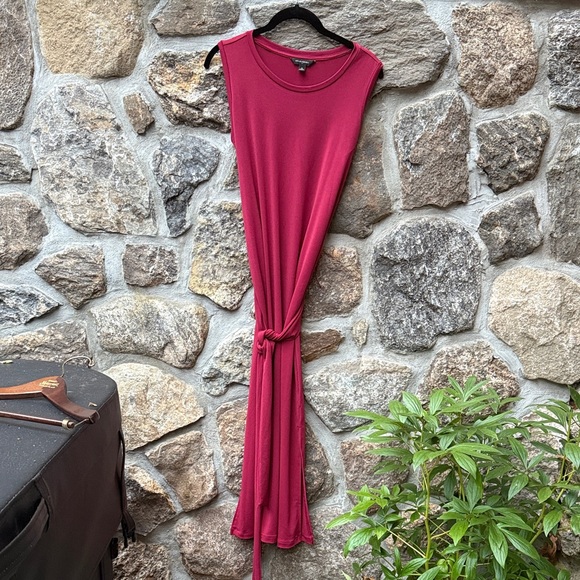 Banana Republic Dresses & Skirts - Banana Republic Asymmetrical Dress in Rich Burgundy